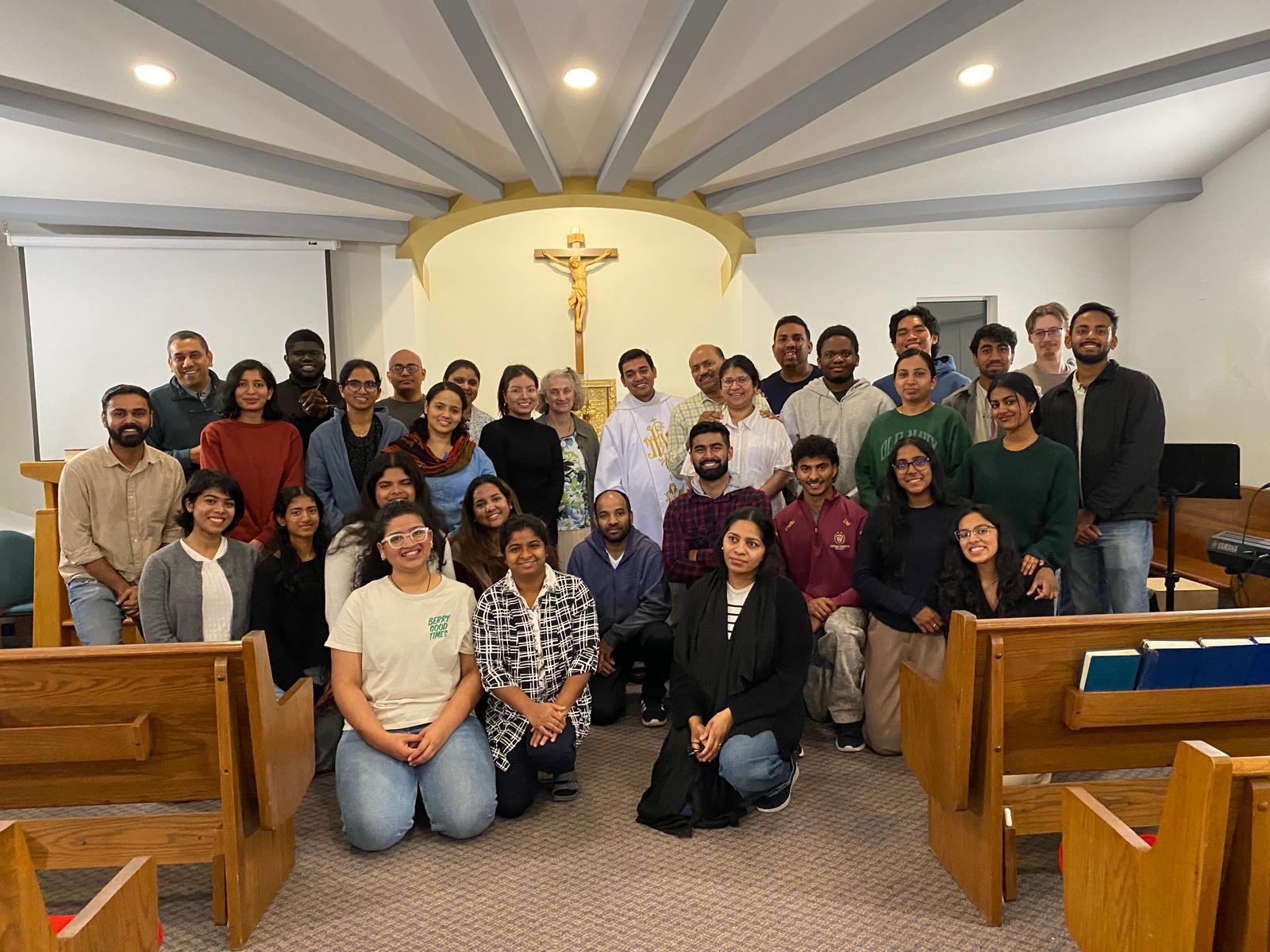 Community group at church