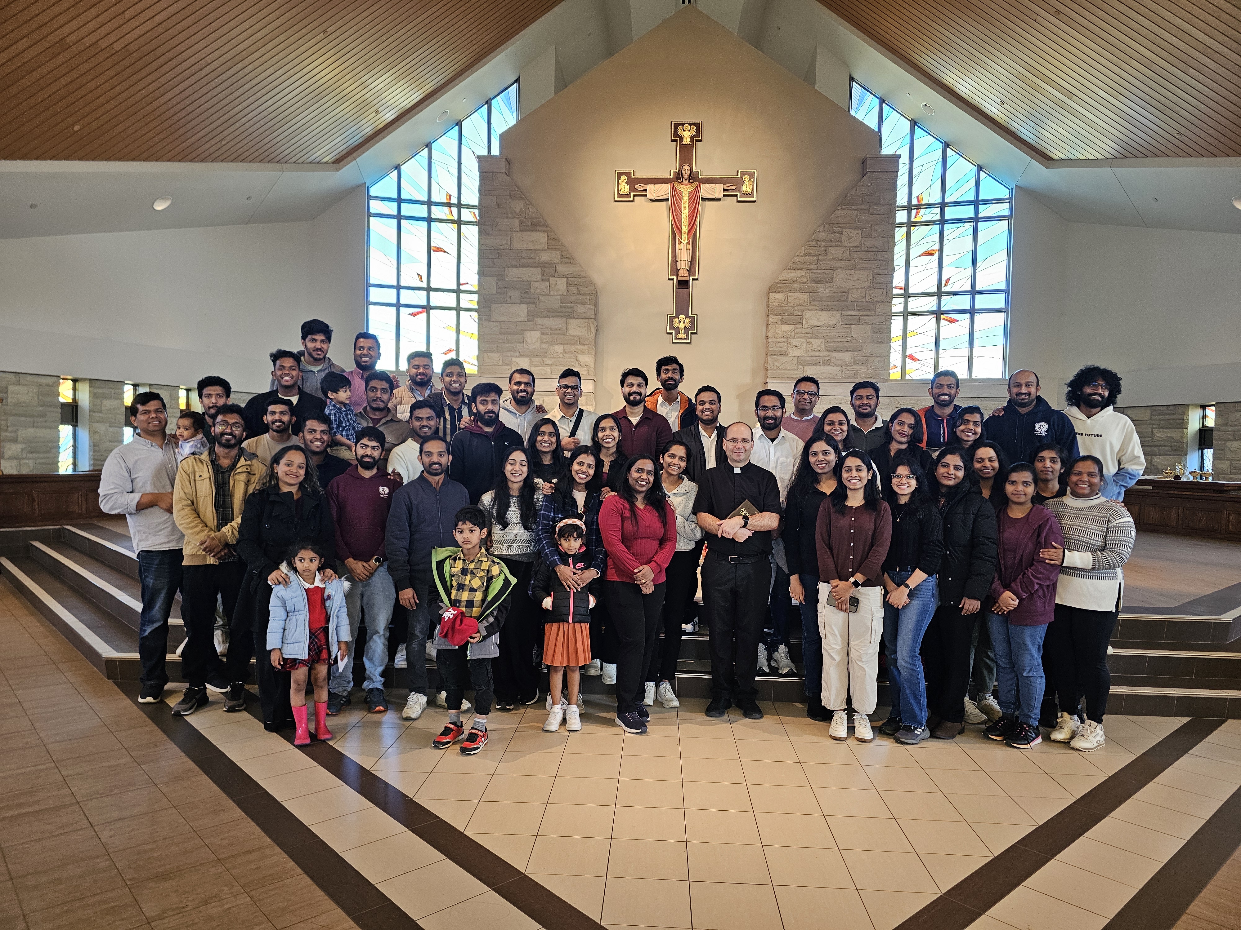 Ontario core team at church